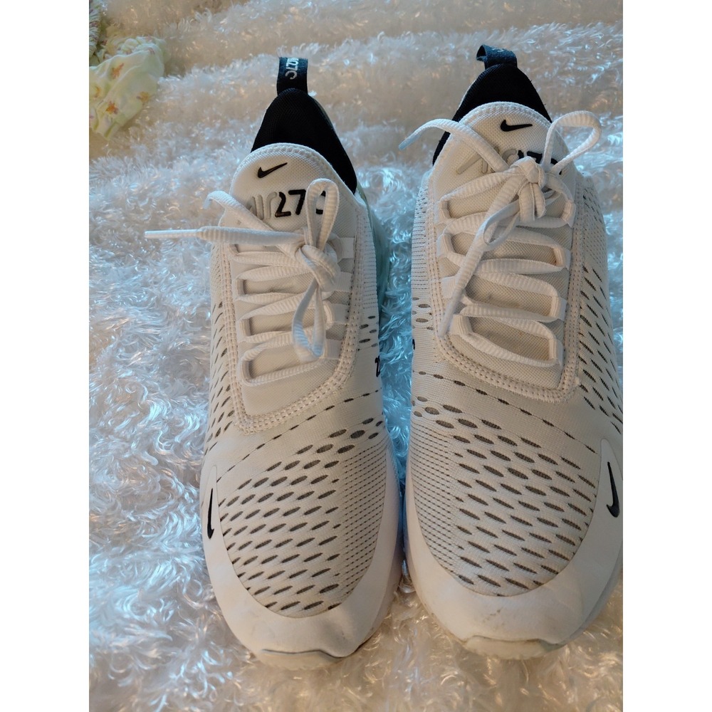 Nike Air 270 White Women's 8.5 Running Shoe, Used Twice